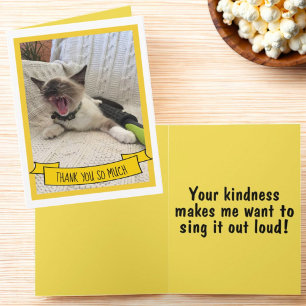 Merci humoristique tellement de Siamese Kitten Pho