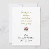 Merci Hydrangea Rose Mariage (Dos)