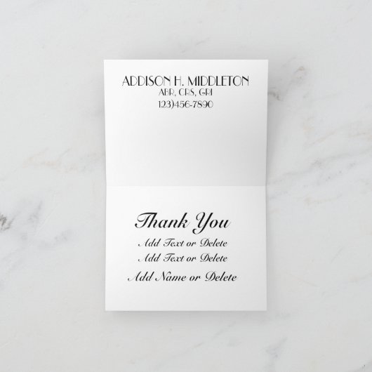 Merci immobilier ou note vide (Intérieur)