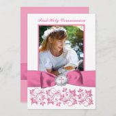 Merci IMPRIMÉ de photo de sainte communion de (Devant / Derrière)