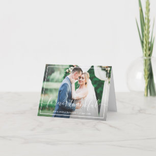 Merci infiniment mariage de typographie merci