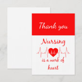 Merci Infirmières Infirmières Citation Inspiration (Devant / Derrière)