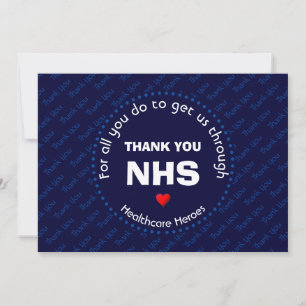 Merci Infirmières NHS Health Care Heroes CUSTOM Na