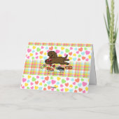 Merci innocent de chiot de Labrador de chocolat (Dos)