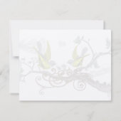 Merci Inséparable Vintage à ailes jaunes et gris (Dos)