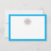 MERCI INSERT moderne mignon biro affaires aqua (Dos)