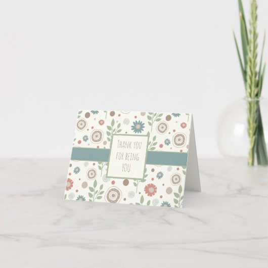 Merci Inspiritisme personnalisé Carte pour notes f (Devant)