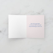 Merci Interné Bluebird dans un arbre Coeur Feuille (Intérieur)