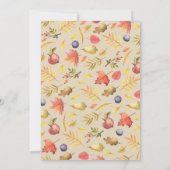 Merci. | Invitation au dîner de Thanksgiving (Dos)