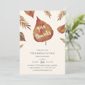 Merci. | Invitation au dîner de Thanksgiving (Debout devant)