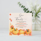 Merci| Invitation pour le dîner de Thanksgiving (Debout devant)