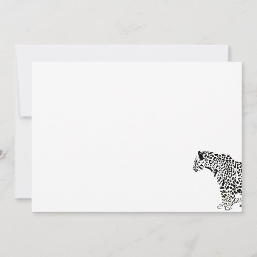 Merci Jaguar noir et or (Dos)