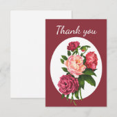 Merci Jardin Fleurs Peony Floral Art (Devant / Derrière)