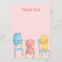 Merci jaune, rose, et de bleu d'ours