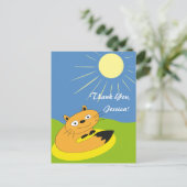 Merci, Jessica ! Carte postale (Debout devant)