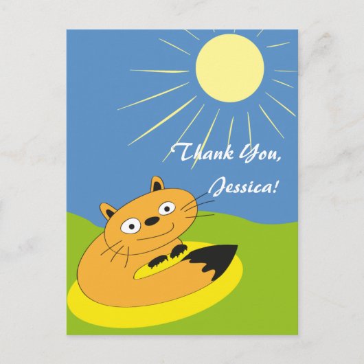 Merci, Jessica ! Carte postale (Devant)