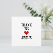 Merci Jésus | Coeur de foi chrétienne moderne (Debout devant)