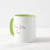 Merci Jésus, Mug de foi chrétienne traditionnelle (Devant gauche)
