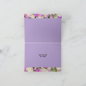 Merci Joli Fleurs Violet Gras Texte (Intérieur)