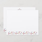 Merci juif de bat mitzvah d'étoile de David de (Devant / Derrière)