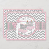 Merci jumeau d'impression de Chevron de tutus de (Devant / Derrière)