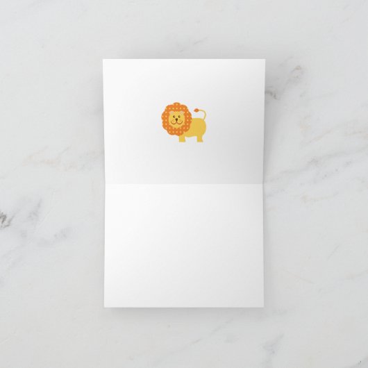 Merci Jungle Safari / Carte Note (Intérieur)