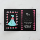 MERCI junior de demoiselle d'honneur de FILLE - (Intérieur)