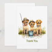 Merci Labrador Retriever Dogs Pêche (Devant / Derrière)