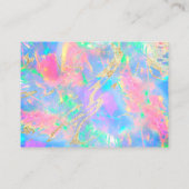 merci le carte de visite néon opal (Dos)