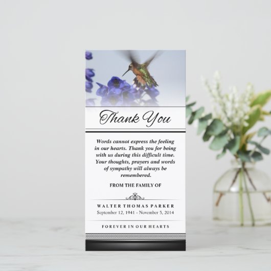 Merci Les mots de colibri ne peuvent pas être Expr (Debout devant)