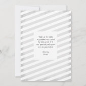 Merci Lettré à la main | Une photo (Dos)