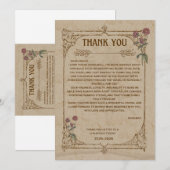 Merci lettre à un ami d'enfance (Devant / Derrière)