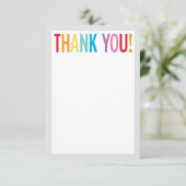 MERCI lettres arc-en-ciel colorées grises (Debout devant)