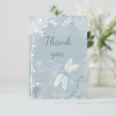 Merci libellule et fleurs du jardin blanc (Debout devant)