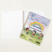 Merci & Logo & Texte personnaliser Planner (Devant avec enveloppe)