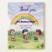 Merci & Logo & Texte personnaliser Planner (Dos)