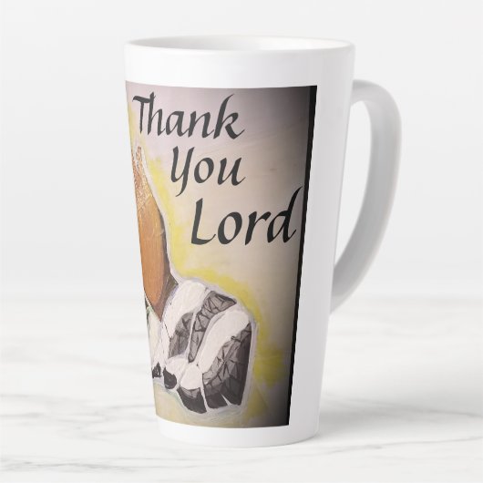 Merci Lord Latte Mug (Angle droit)