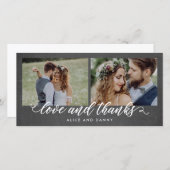 Merci Love Mariage Merci Cartes (Devant / Derrière)