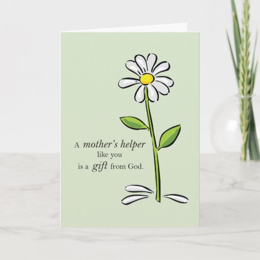 Merci Maman aide, Religieuse verte Daisy (Devant)
