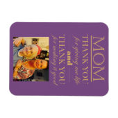 Merci Maman Fête des Mères Magnet photo (Horizontal)