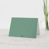 Merci maman, j'ai été génial, vert (Dos)