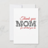 Merci Maman pour tout ce que tu fais (Devant)