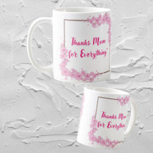"Merci Maman pour tout" Mug Cadeau