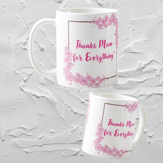 "Merci Maman pour tout" Mug Cadeau