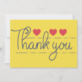 Merci manuscrit avec coeur (Devant)