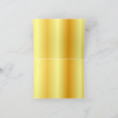 Merci manuscrit personnalisé - apparence or du tex (Intérieur)