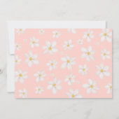 Merci marguerite mignon baby shower or couleur or (Dos)