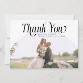 Merci Mariage à arche blanche (Devant)