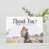 Merci Mariage à arche blanche (Debout devant)