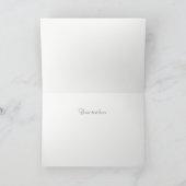 Merci Mariage à feuille d'or moderne (Intérieur)